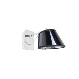 Aplica ebony crom+negru 1xe27 60w