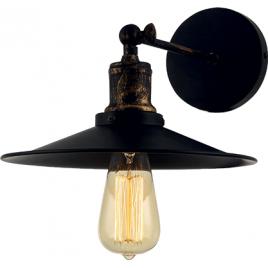 Aplica edison bronz+negru 1xe27 60w