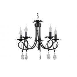 Candelabru selina negru+alb 5xe14 60w