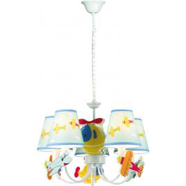 Lustra airplane multicolor 5xe14 40w