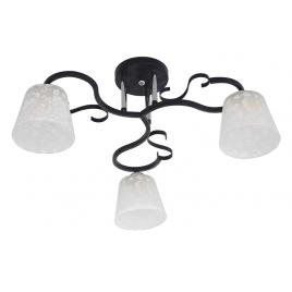 Lustra astarte crom+negru+alb 3xe27 60w