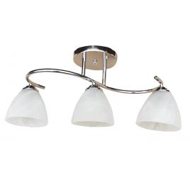 Lustra aura crom+alb 3xe27 60w
