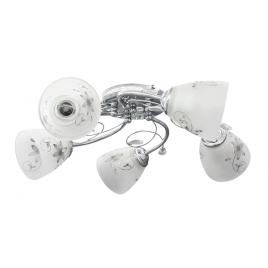 Lustra daisy crom+alb 5xe27 60w