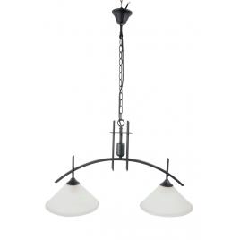 Lustra emerald negru+alb 2xe27 40w