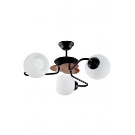 Lustra enis1 negru 3xe27 60w