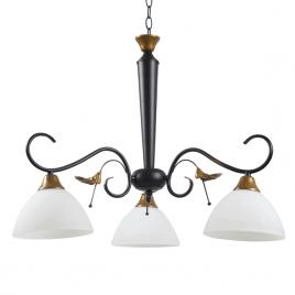 Lustra ethia negru+maro+alb 3xe27 60w