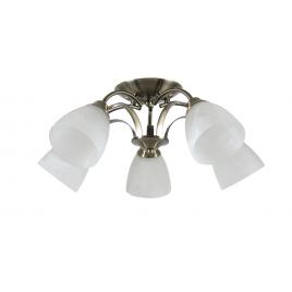 Lustra ivory 5xe27 60w alama+alb