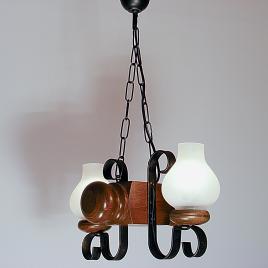 Lustra rustic wenge 2xe14 40w