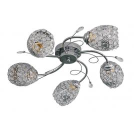 Lustra saphire crom+alb 5xe27 60w