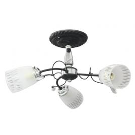 Lustra thalia crom+negru+alb 3xe14 60w
