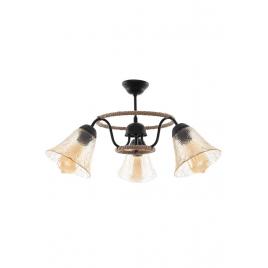 Lustra yago negru 3xe27 60w