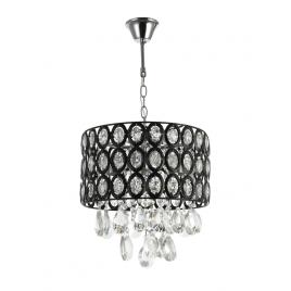 Pendul design crom+negru+alb 4xe27 60w