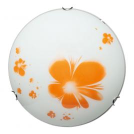 Plafoniera santini alb+orange 2xe27 60w