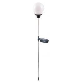 Lampa solara led blanco alb+crom 10x10x84cm