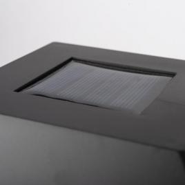 Lampa solara led sort negru 14x14x48.5cm