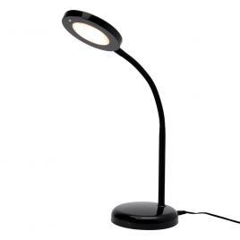 Lampa de birou led rondo negru 7w
