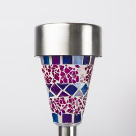 Lampa solara led mirana crom