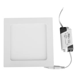 Spot incastrat patrat cu led smd 20w alb 2700k