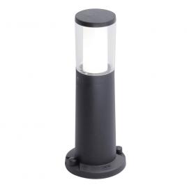 Stalp carlo 3.5w gu10 led negru ip55 40cm
