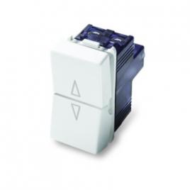 Intrerupator dublu revenire 1 modul alb ms.mix 21021