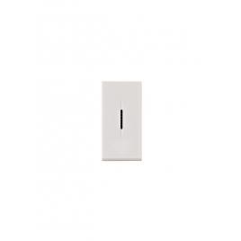 Moda stila alb clapeta intrerupator led 1 modul