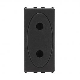 Modo priza 2p 10a 250v 4.8mm fume