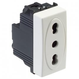 Modo priza protectie st italian alb