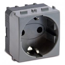 Modo priza standard german 2 module gri