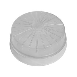 Plafoniera 1xe27 40w ip20 glop-3 alb