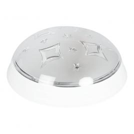 Plafoniera 1xe27 40w ip20 luna-3 alb