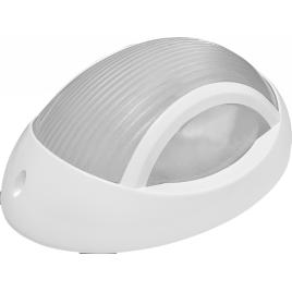 Plafoniera 1xe27 60w ip54 nem elips alb transparent