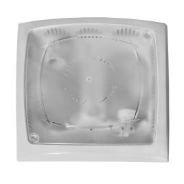 Plafoniera 2xe27 26w ip20 double kare-1 alb
