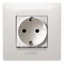 Priza st german 2 module alb
