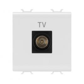 Priza tv capat 2m tata 9.5mm alb chorus gw10367