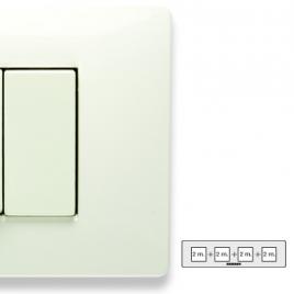 Rama 2x2x2x2m alb aspen ms.mix 21mx102-4