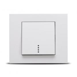 Intrerupator led st alb ovivo grano 400-010200-201