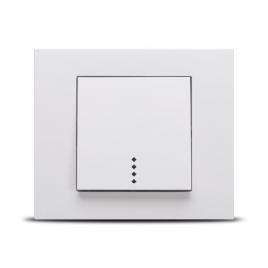 Intrerupator led st alb ovivo mina 401-010200-201