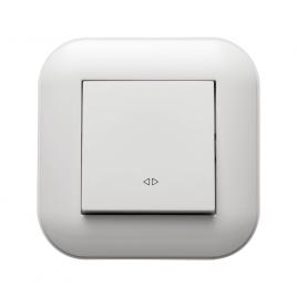 Intrerupator cap cruce ovivo loft st alb 404-010201-214
