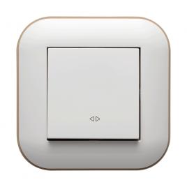 Intrerupator cap cruce st alb kraft ovivo loft 404-010206-214