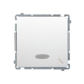 Ks basic mecanism intrerupator cap scara led st alb