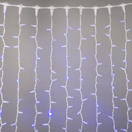 Perdea luminoasa 494 led-uri albastru