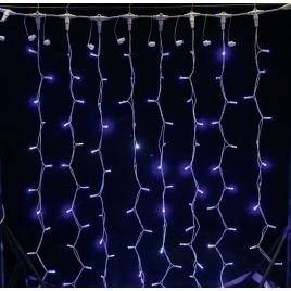 Perdea luminoasa 925 led-uri 3x3m albastru