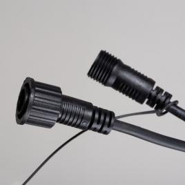 Prelungitor instalatie craciun 3m negru