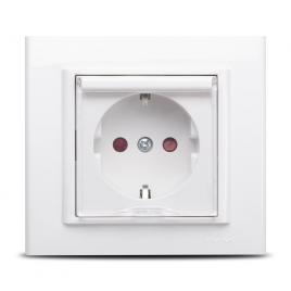 Priza schuko protectie copii st alb ovivo mina 401-010300-243