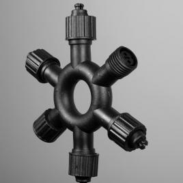 Ramificatie 6 13.7cm negru