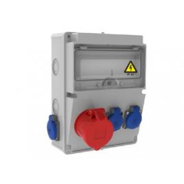 Tablou sigurante 1p (5x32a) 380v + 2p (1x16a) + 2p (1x16a) 220v ip44