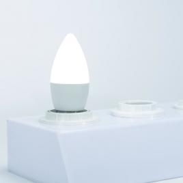 Bec led lumanare 5w e27 6400k