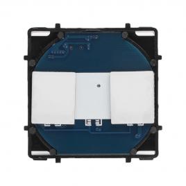 Modul intrerupator dublu cap-scara/cruce aparataj touch pulsar ns
