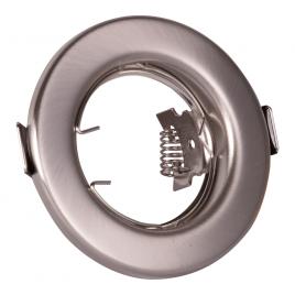 Rama spot rotund crom-satin gu10 fara sursa