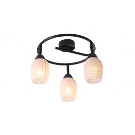 Spot bara panama alb+wenge 3xe14 40w circular